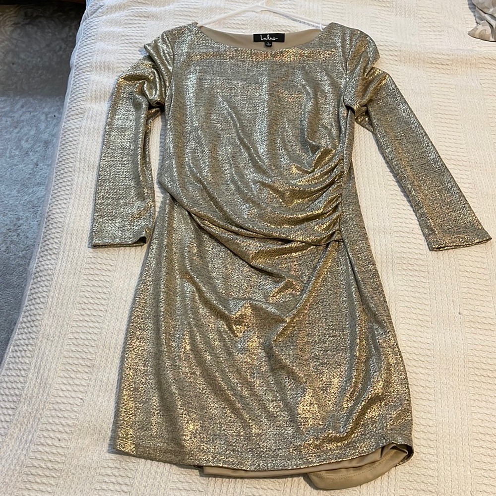 NWOT Lulus Bodycon Shimmer Dress
